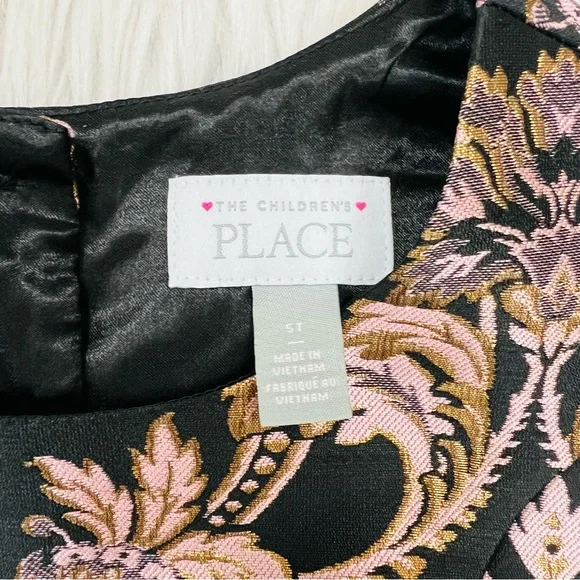 The Children’s Place Pleated Jacquard Dress - Picture 3 of 8